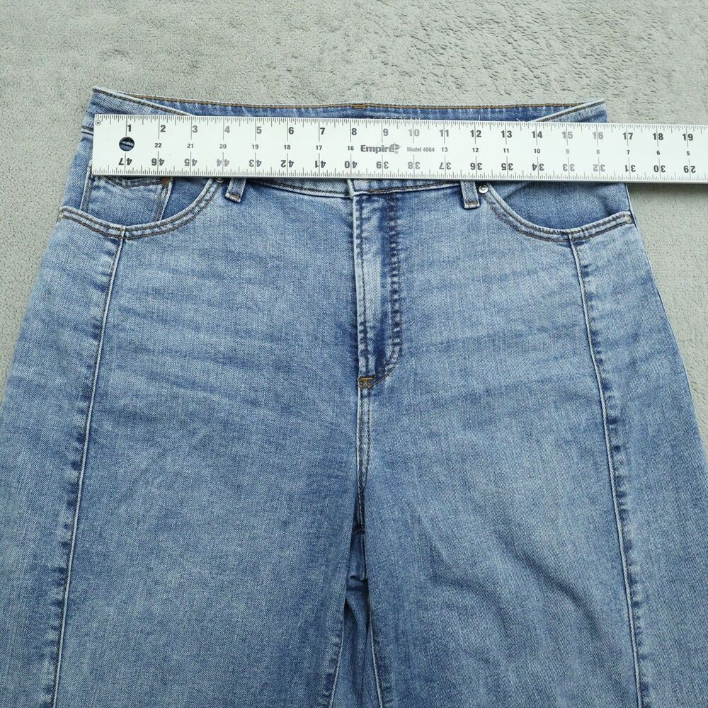 Chico's Jeans Womens Size 2R US-12R High-Rise Slimming Wide-Leg Denim 29" Inseam - Picture 15 of 16